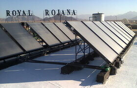 Solar central water heating
