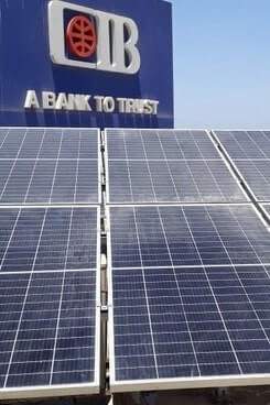 solar power generation system in Egypt CIB